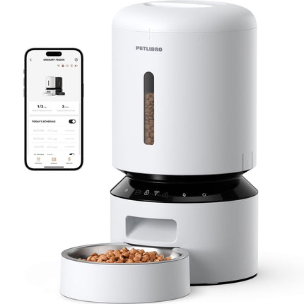 PETLIBRO Automatic Cat Feeder, Wireless 2.4G WiFi Intelligent Feeder Cat