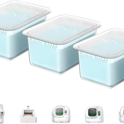 PETKIT N60 Odor Eliminator for Purobot Ultra/Purobot Max Pro 2/Purobot Crystal Duo Self-Cleaning Cat Litter Box Odor Control (Pack of 3)