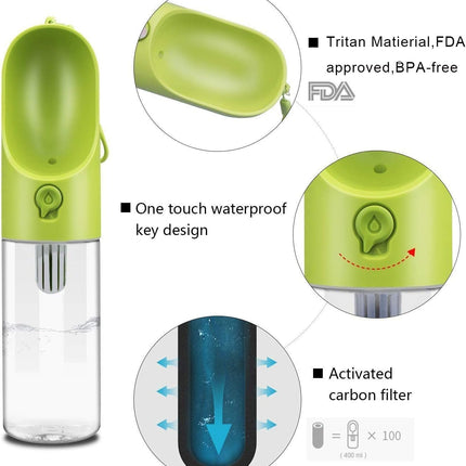 Petkit Eversweet Travel One-Touch P008 Travel Bottle Green