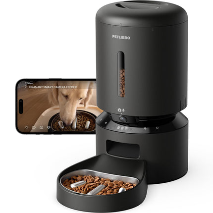 PETLIBRO 5L Automatic Cat Feeder with 1080P Video - 5G WiFi Dog Feeder with