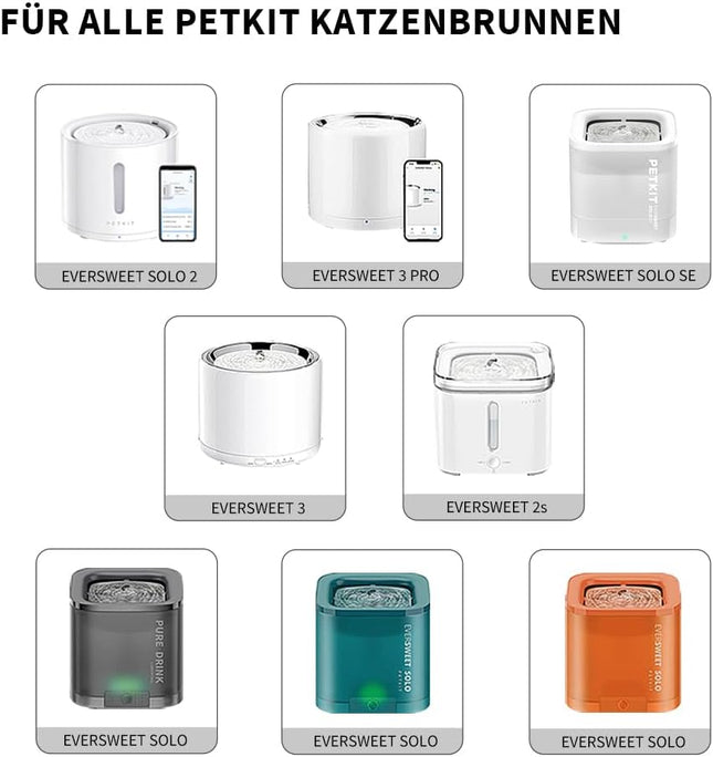 PETKIT Cybertail Eversweet Filter 3.0 5 Pieces for Cats Dogs Drinking Fountain & Cybertail Water Dispenser