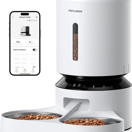 PETLIBRO 5L Automatic Cat Feeder for 2 Cats with 5G WiFi and App