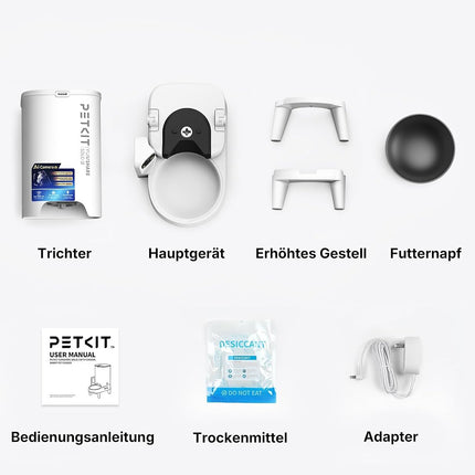 PETKIT YumShare Solo 2 Automatic Feeder with Camera, Face Detection for Multiple Cats, AI Automatic Cat Feeder, 3L Cat Feeder, Automatic Feeder for Cats and Dogs, 2.4 & 5G Wi-Fi