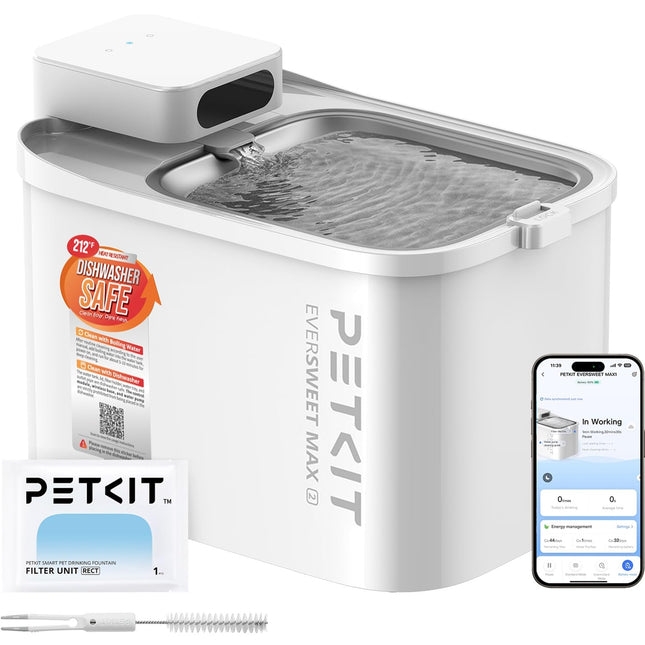 PETKIT Eversweet Max Filter, Activated Carbon, Highly Efficient Filtration, 5 Pieces for Cats Dogs Drinking Fountain