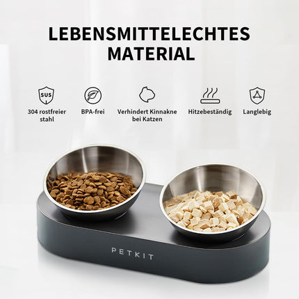 PETKIT Cybertail Stainless Steel Metal Bowl Replacement Set of 2 Fresh Nano & Cybertail Fresh Nano Metal
