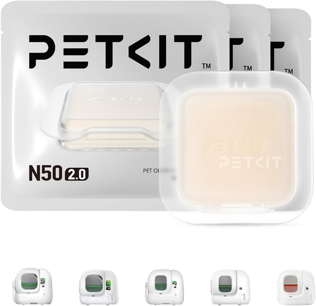 PETKIT Odour Eliminator for Pura Max Pura Max 2 & PUROBOT Max Pro 2 Self-Cleaning Cat Litter Tray Odour Control (Pack of 3)