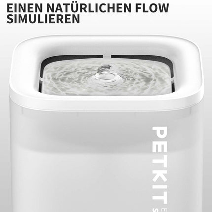 PETKIT Cybertail Cat Drinking Fountain, Dog Water Dispenser, 1.85 L Cat/Dog Water Fountain, Intelligent LED Light, 25 dB Extremely Quiet, Corded Water Dispenser, Cordless Water Pump