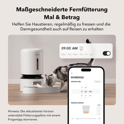 PETLIBRO 5L Automatic Cat Feeder for 2 Cats with 5G WiFi and App