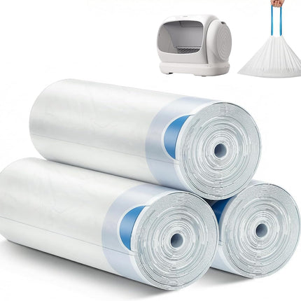 C41&C41 PRO Cat Litter Box Bag Self-Cleaning Cat Litter Box with Drawstrings, 3 Rolls