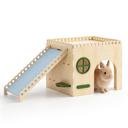 BUCATSTATE Wooden Guinea Pig Ladder with Hideout