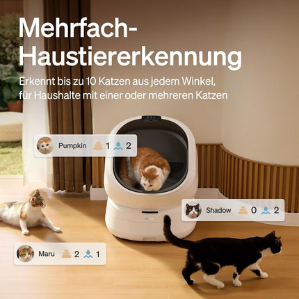 PETLIBRO Luma Cat Litter Tray Self-Cleaning with AI Camera