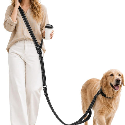 Gimars Free Handle Dog Lead for Hanging and Jogging