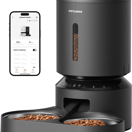 PETLIBRO 5L Automatic Cat Feeder for 2 Cats with 5G WiFi and App