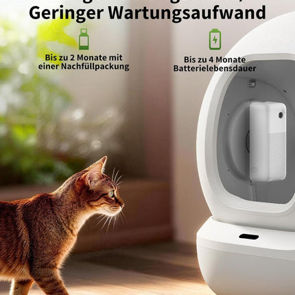 PETKIT Pura Air Smart Spray Odour Remover, Pet Odour Eliminator Deodoriser for Pet Toilets at Home with Smart Light, App Control, for PURA MAX 2