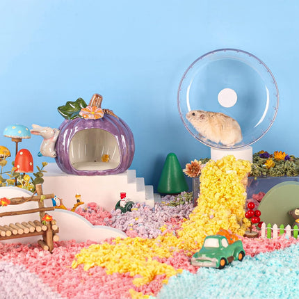 BUCATSTATE Hamster Wheel, 15 cm Running Wheel, Hamster Quiet Hamster Toy for Mouse, Small Animal, Pet