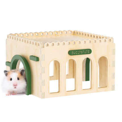 BUCATSTATE Wooden Hamster Ladder with Platform