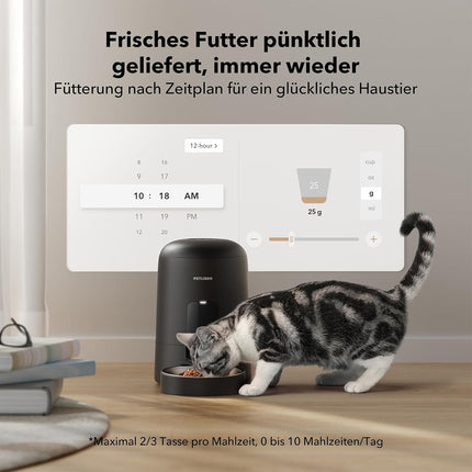 PETLIBRO Automatic Cat Feeder, Wireless 2.4G WiFi Intelligent Feeder Cat