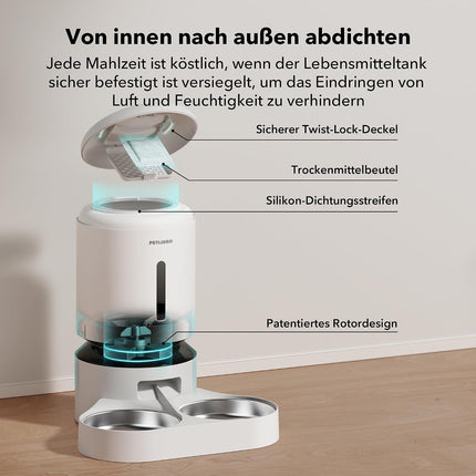 PETLIBRO 5L Automatic Cat Feeder for 2 Cats with 5G WiFi and App