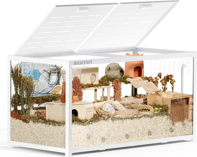 BUCATSTATE Hamster Cage 3.0 - Small Animal Cage Large 120 L x 60 W x 62 H