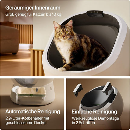PETLIBRO Luma Cat Litter Tray Self-Cleaning with AI Camera