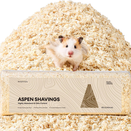 Natürliche Espenholzspäne 30L Staubarm Saugfähig für Hamster Kleintiere
