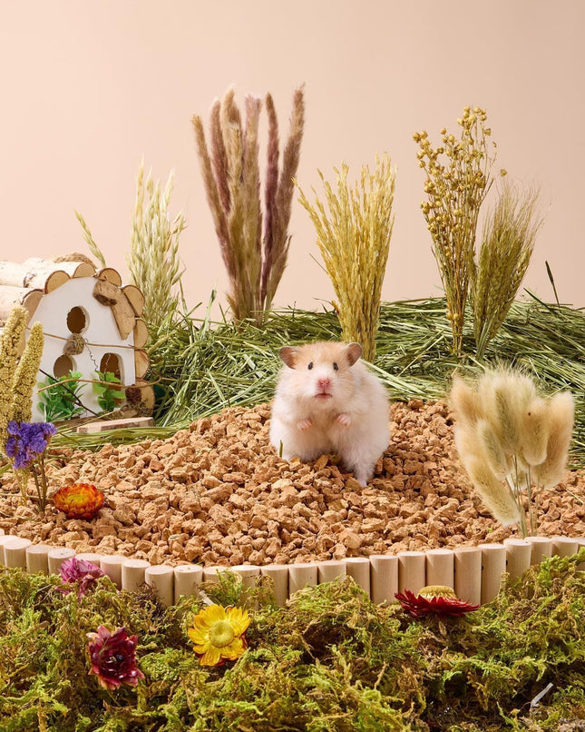 BUCATSTATE Natural Hamster Bedding - Flowers & Herbs & Sprays for Cage Habitat Decor