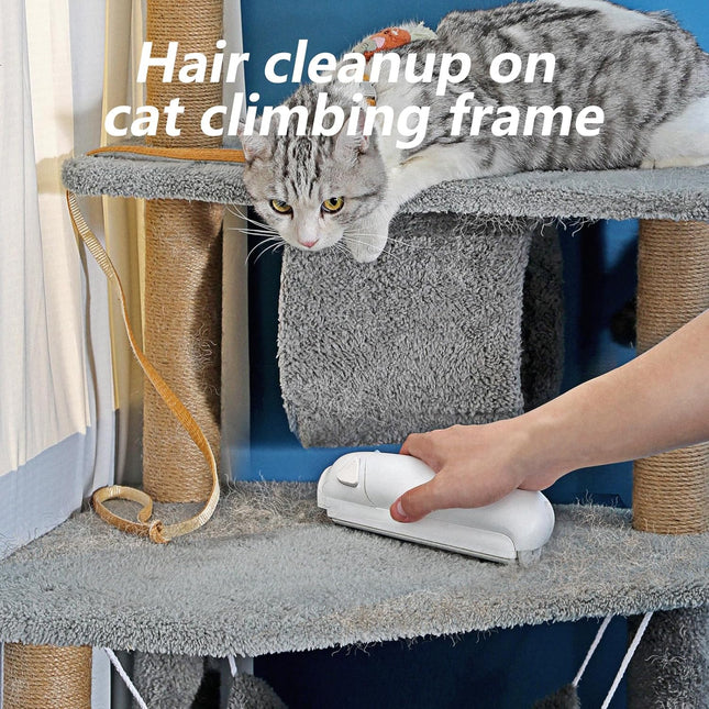 Katzenhaarentferner, Hundehaarentferner, Tierhaarentferner Fusselrolle, Fusselbürste für Tierhaar, für Sofa, Bett, Teppich, Kratzbaum, Weiß