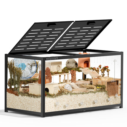 BUCATSTATE Hamster Cage 3.0 - Small Animal Cage Large 120 L x 60 W x 62 H