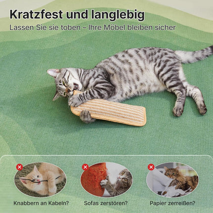 Potaroma Katzenspielzeug, 2er Pack mit 6000mg A+ Katzenminze, Weiches Sisalmaterial für Indoor Kätzchen, Kratz- und Kickspielzeug für Interaktive Beschäftigung — für Stressabbau und Instinktauslösung