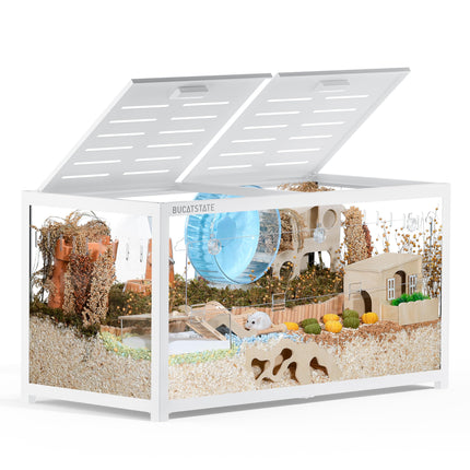 BUCATSTATE Hamster Cage 3.0 - Small Animal Cage Large 120 L x 60 W x 62 H